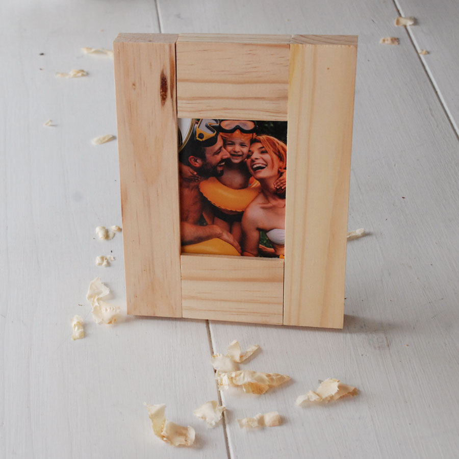 kids wooden picture frame kit